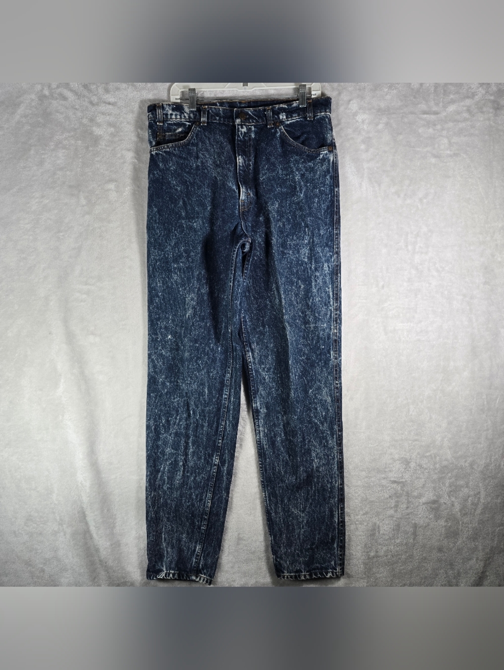 Levi's 550 Made in USA Jeans Men Size 35x35 Blue Straight Fit Orange Tab Vintage